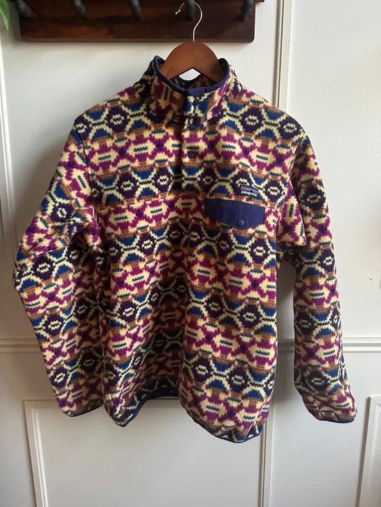 Vintage Patagonia Synchilla Fleece Pullover - Multicolor - Picture 1 of 4